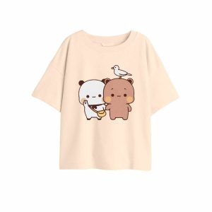 T-shirt Coeur Panda