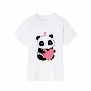 T-shirt Panda Fille